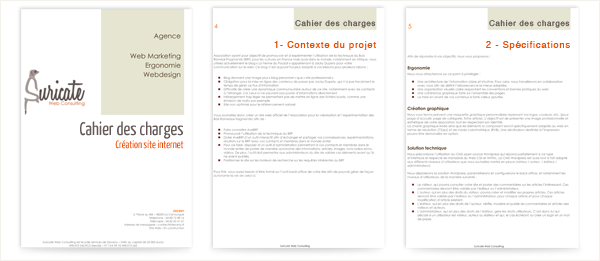 Cahier des charges Albi Tarn